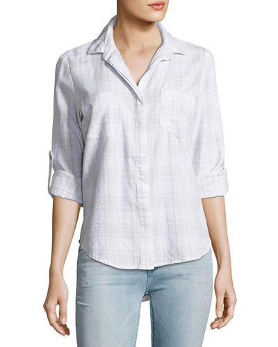 Riley Split-back Plaid