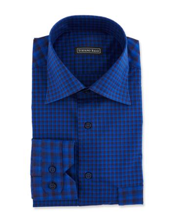 Men's Paneled Check