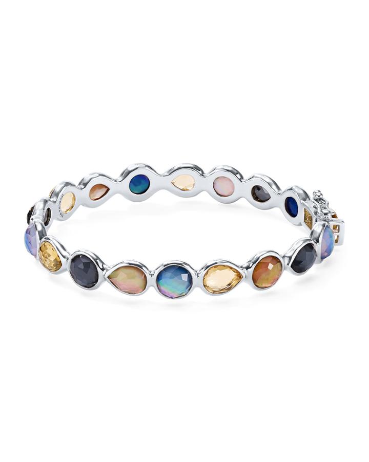 Rock Candy All-around Hinged Bangle In Positano