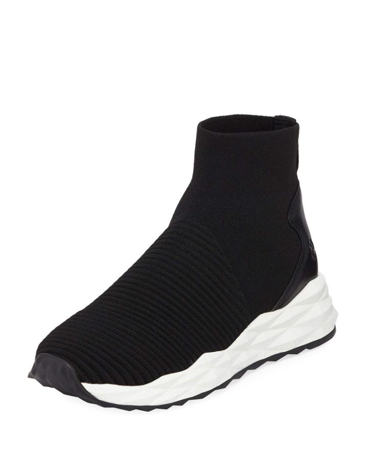 Spot Stretch Knit High-top