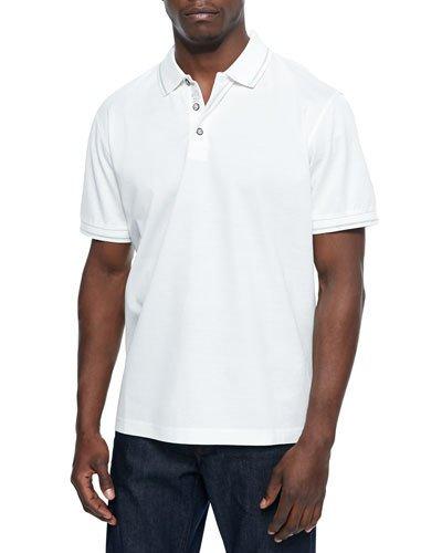 Woven Short-sleeve Polo