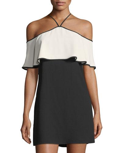 Patricia Cold-shoulder Popover Dress
