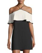 Patricia Cold-shoulder Popover Dress