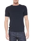 Short-sleeve Jersey Tee, Navy