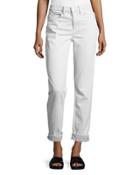 Mid-rise Relaxed Jeans, White