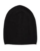 Men's Cashmere Solid Slouch Knit Hat