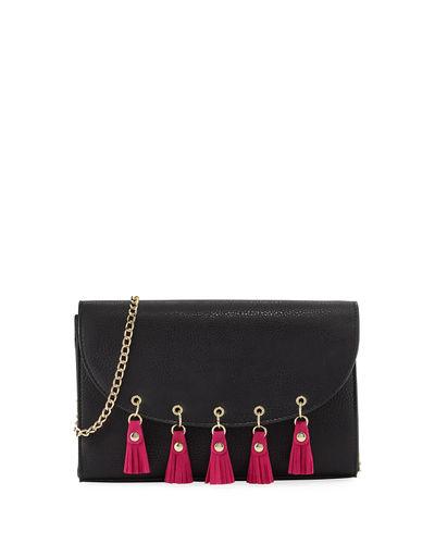 Salsa Tassel Crossbody Clutch Bag