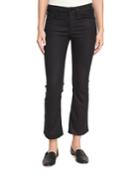 Le Crop Mini Boot-cut Coated Jeans, Carter