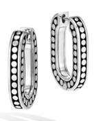 Dot Small Oval-link Earrings