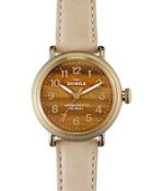 38mm Runwell Coin Edge Watch W/ Tiger's Eye Dial