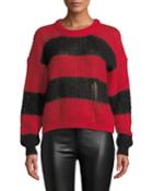 Gaby Striped Distressed