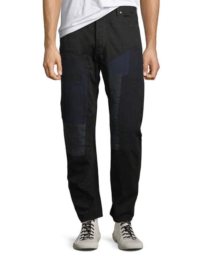 Men's Arc 3d Tapered Patched Denim Jeans