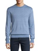 Men's Dean Merino/linen Crewneck