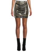 Milla Patterned Sequin Pencil
