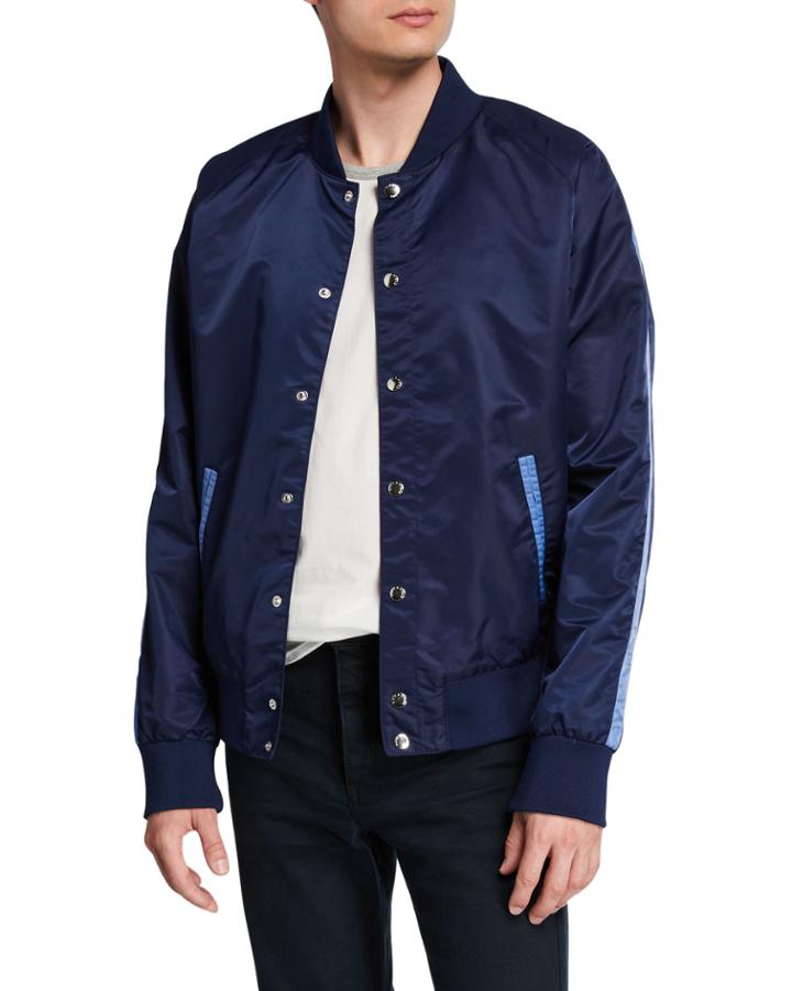 Men's Nylon Bomber Jacket