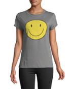 Smiley-face Graphic Tee