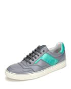 Men's Hologram Leather Low-top