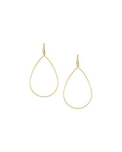 Textured Wire Teardrop Earrings
