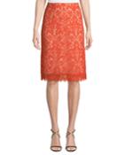 Midi Lace Pencil
