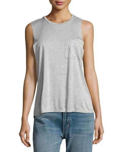 Muscle Tee W/ Back Graphic