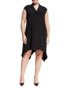 Harper Asymmetric-hem Dress,