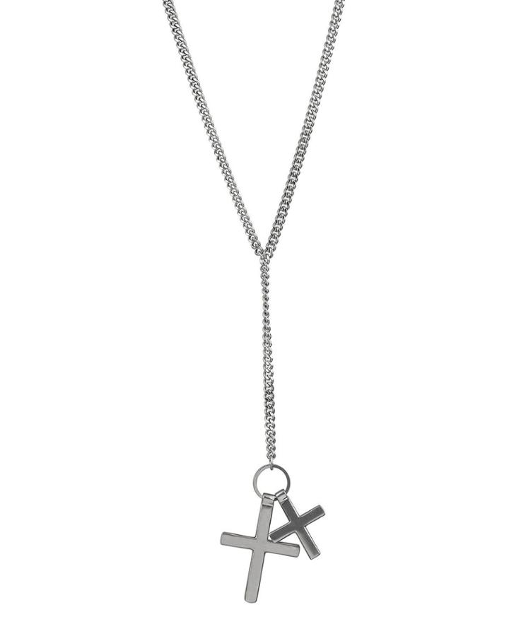 Soft Cross Y-necklace,