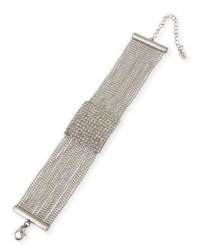 Pav&eacute; Clear Crystal Bracelet,