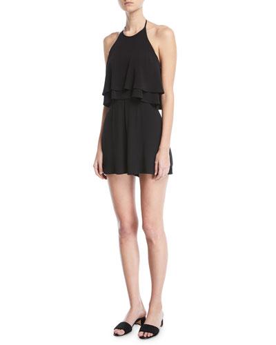 Bianca Ruffle-tiered Romper