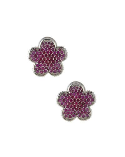 18mm Ruby Flower