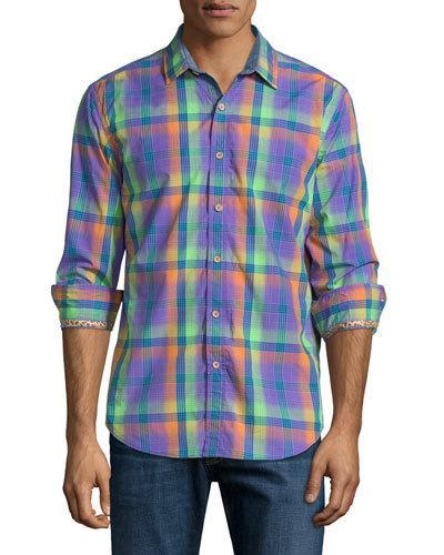 Plaid Long-sleeve Sport