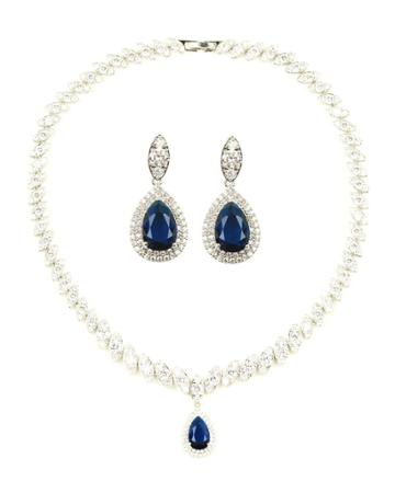 Evelyn Cubic Zirconia Necklace And Earrings