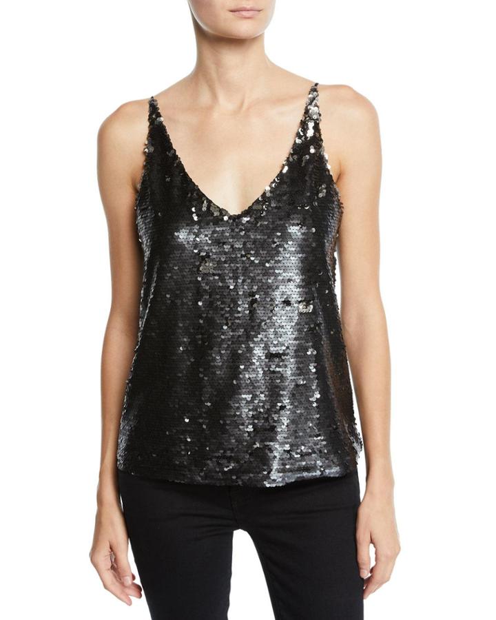 Lucy Sequin V-neck Cami