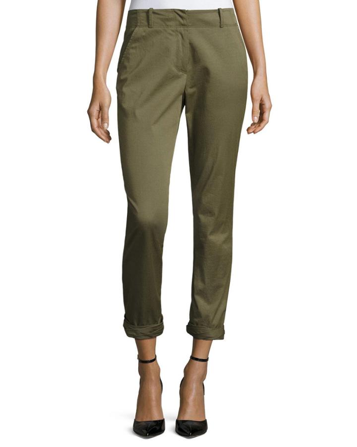 Coach Cuffed Twill Pants