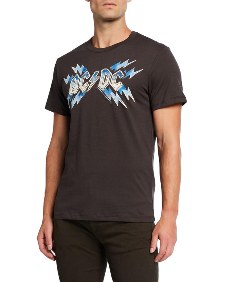 Men's Ac/dc Logo Cotton T-shirt