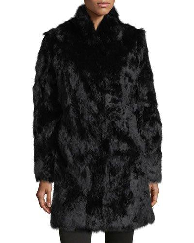 Rabbit Stand-collar Coat