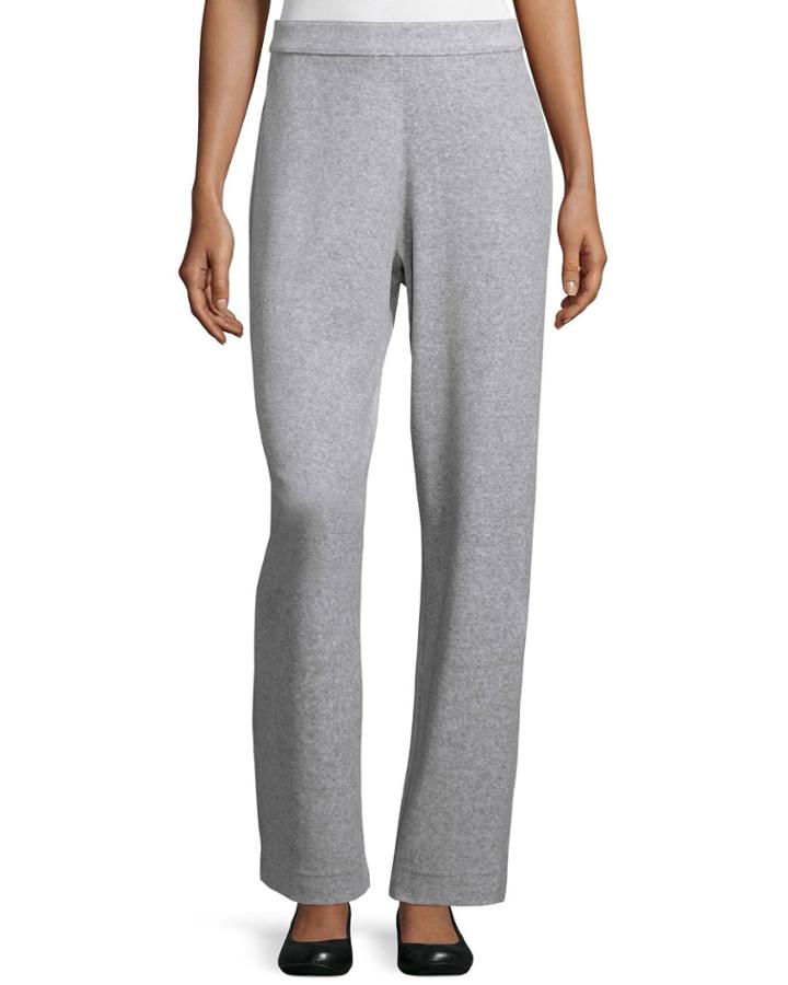 Petite Velour Full-length Jog Pants