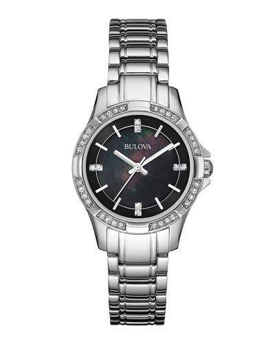 30mm Crystal Bezel Bracelet Watch