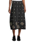 Lottie Embellished Midi A-line