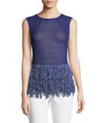 Maldini Knit Fringe Top