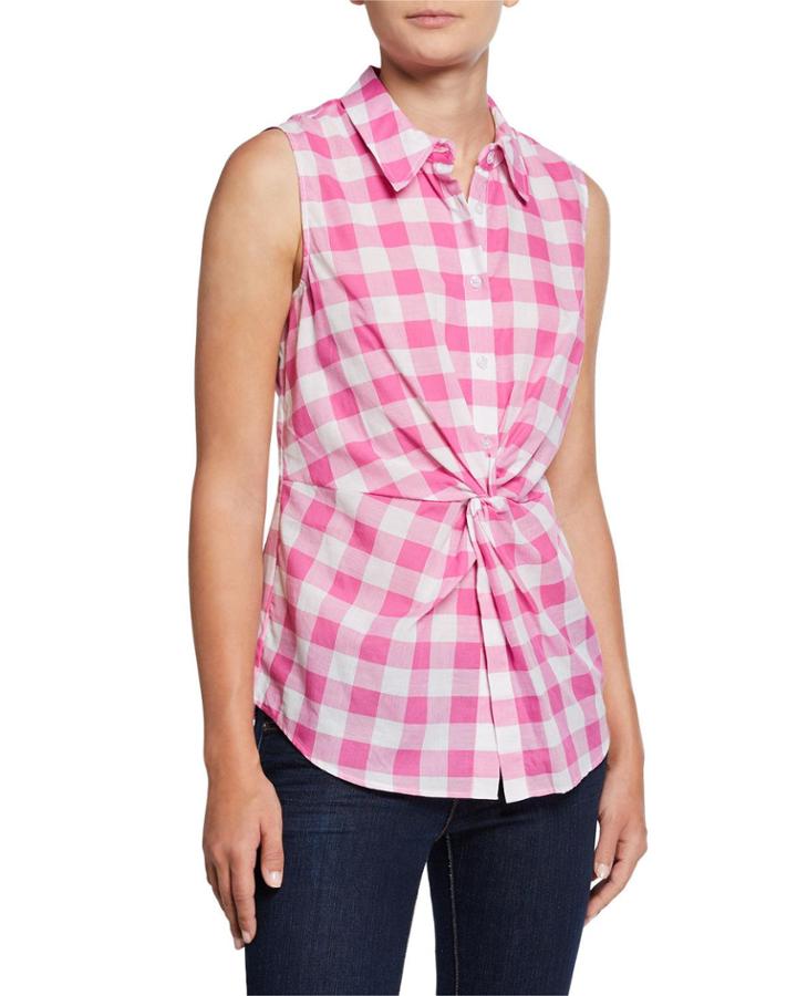 Gingham Front-knot