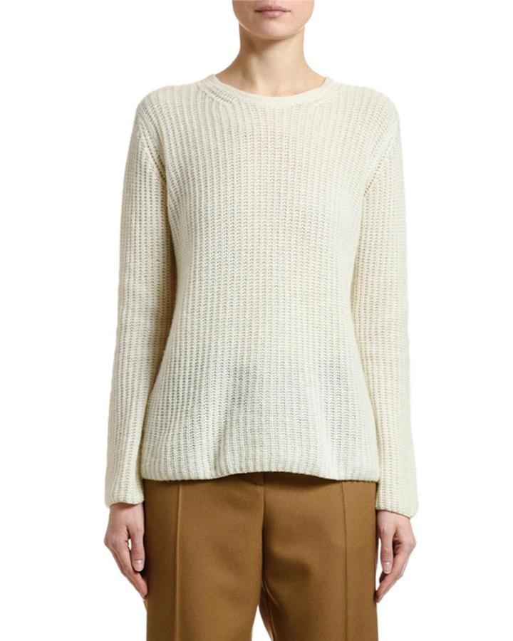 Cashmere-wool Open-weave
