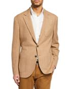 Men's Super Mirror Lapels Wool-blend Jacket
