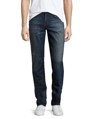 Brixton Slightly Distressed Denim Jeans, Colter