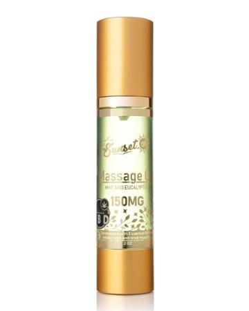 Mint & Eucalyptus Cbd-infused Massage Oil,
