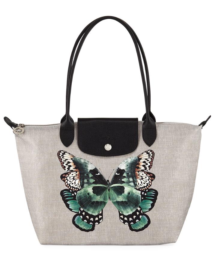 Le Pliage Large Papillon Tote Bag