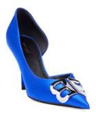 Talon Satin D'orsay Pumps