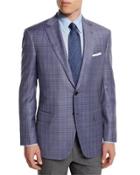 Colosseo Plaid Two-button Wool Sport Coat,
