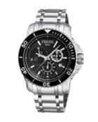 Men's 44mm Stainless Steel Dive Watch With Bracelet