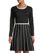 Two-tone Fit-and-flare