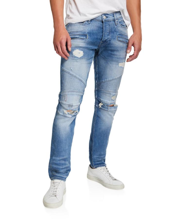 Men's The Blinder Biker Knee-rip Jeans